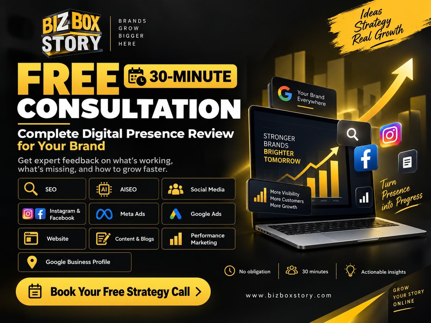 Free 30-Minute Consultation - Complete Digital Presence Review
